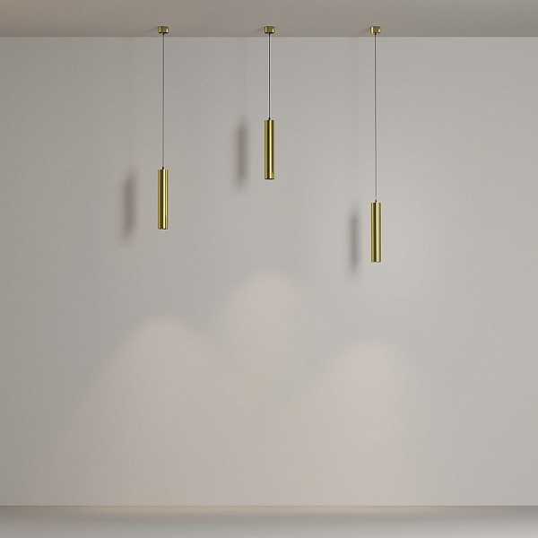 Подвесной светильник Maytoni Focus LED желтый арт. P072PL-L12W4K-BS