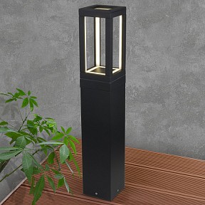 Наземный светильник Elektrostandard Frame черный арт. 1529 TECHNO LED черный