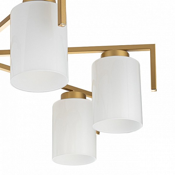 Люстра на штанге Escada Style желтый арт. 1142/7P Gold