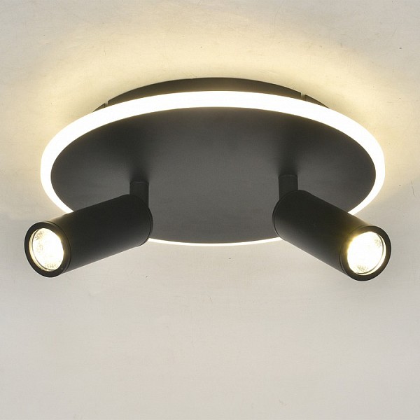 Светильник на штанге Escada 20046LED черный арт. 20046SMA/02LED BK