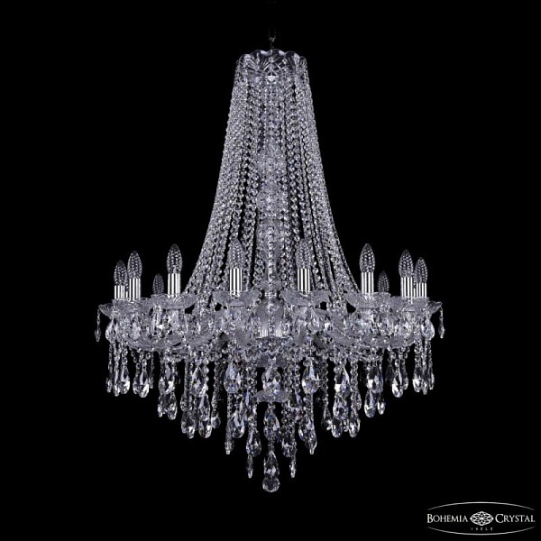 Подвесная люстра Bohemia Ivele Crystal 1415 никель арт. 1415/16/300/h-108 Ni