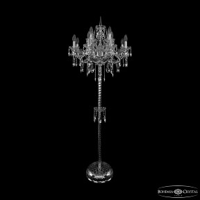 Торшер Bohemia Ivele Crystal 1415 никель арт. 1415T2/8+4/200-165 Ni