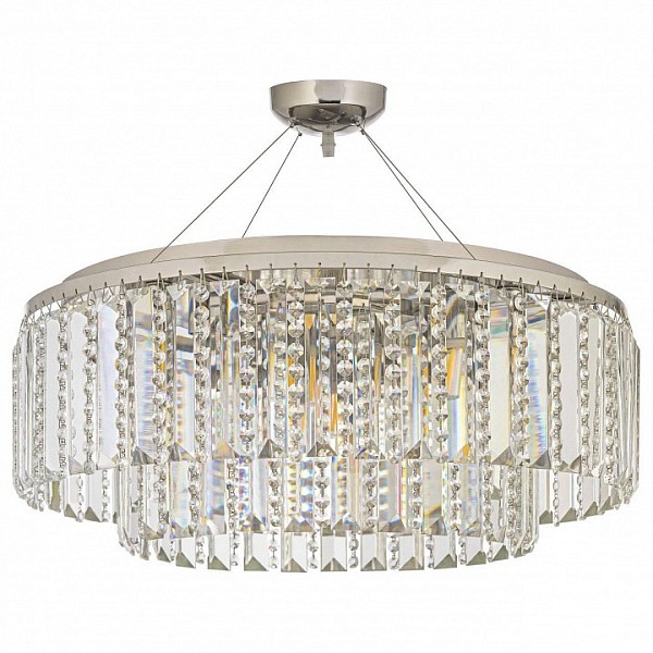 Подвесная люстра Arti Lampadari Milano никель арт. Milano E 1.5.D50.505 N