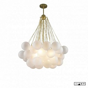 Люстра на штанге iLamp Globe золото арт. 10099P/3-D800 GL-WH