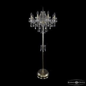 Торшер Bohemia Ivele Crystal 1415 золото арт. 1415T2/8/200-160 G