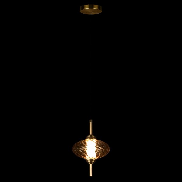 Подвесной светильник Loft it Helix бронза арт. 10421/C Amber