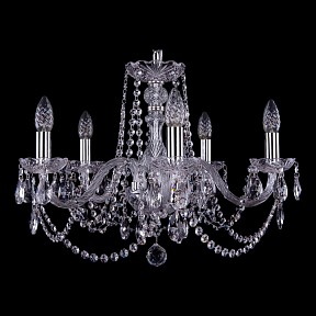 Подвесная люстра Bohemia Ivele Crystal 1402 металл арт. 1402/5/195/Ni