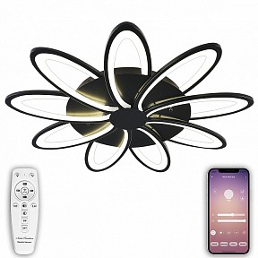 Потолочная люстра Natali Kovaltseva High-Tech Led Lamps черный арт. HIGH-TECH LED LAMPS 82009 BLACK