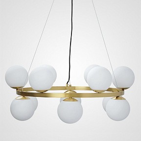 Подвесная люстра Imperiumloft Bubbles Bulbs By Ceci Thompson латунь арт. SANNE01