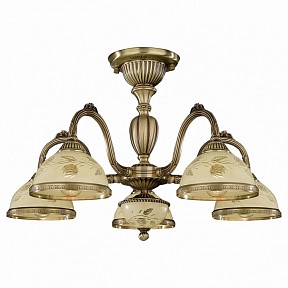 Люстра на штанге Reccagni Angelo 6208 бронза арт. PL 6228/5