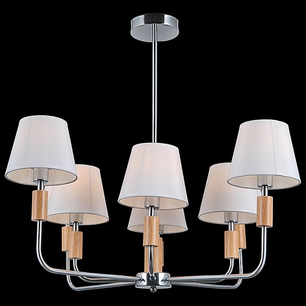 Люстра на штанге ILLUMICO IL0029 коричневый арт. IL0029-8PSQ-19 CR