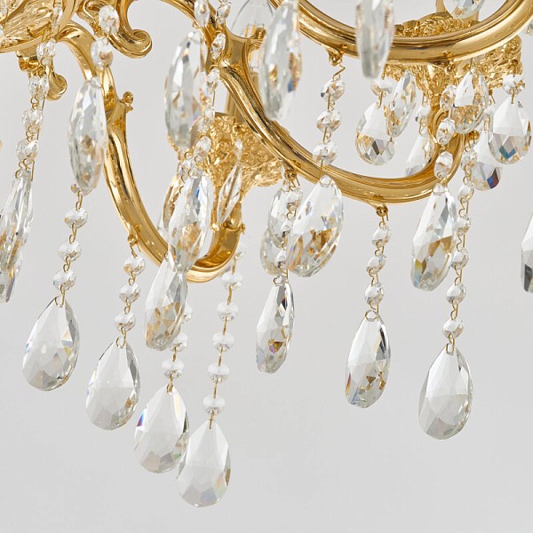 Подвесная люстра Bohemia Ivele Crystal AL7801 золото арт. AL78101/10/250 A G