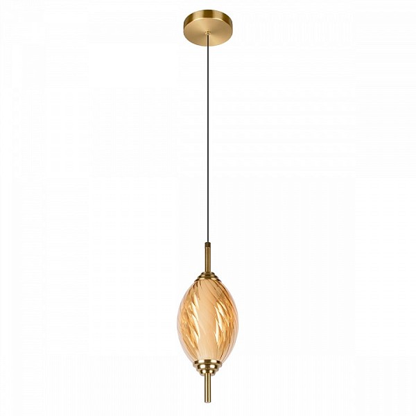 Подвесной светильник Loft it Helix бронза арт. 10421/A Amber