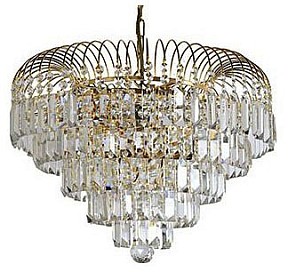 Подвесная люстра Arti Lampadari Sabina золото арт. Sabina E 1.5.46.100 G