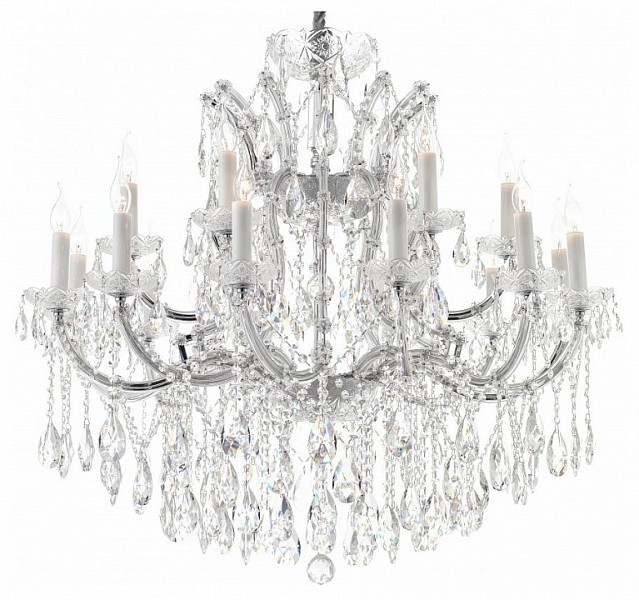 Подвесная люстра iLamp Diamond хром арт. 6071-18 CR+CL