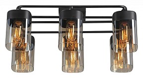 Потолочная люстра Vitaluce V3092 черный арт. V3092-1/6PL