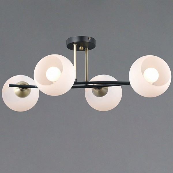 Потолочная люстра ILLUMICO TRENTO бронза арт. IL0798-4CSQ-25 BK AB TRENTO