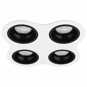 Встраиваемый светильник Lightstar Domino белый арт. D64607070707