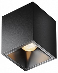 Накладной светильник Maytoni Alfa LED черный арт. C065CL-8W3K-SQ-B