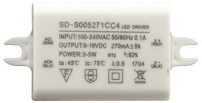 Накладной светильник DesignLed Tip черный арт. GW-8211-12-BL-WW