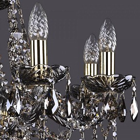 Подвесная люстра Bohemia Ivele Crystal 1413 золото арт. 1413/8/200/G/M731