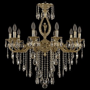Подвесная люстра Bohemia Ivele Crystal 7101 золото арт. 71401/10/250 B G FA10M
