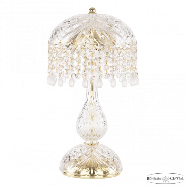 Настольная лампа декоративная Bohemia Ivele Crystal 1478 золото арт. 14781L1/22 G V0300