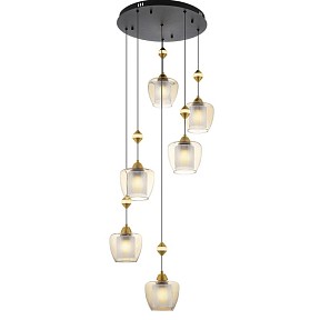 Подвесная люстра Citilux NORT бронза арт. CL475026