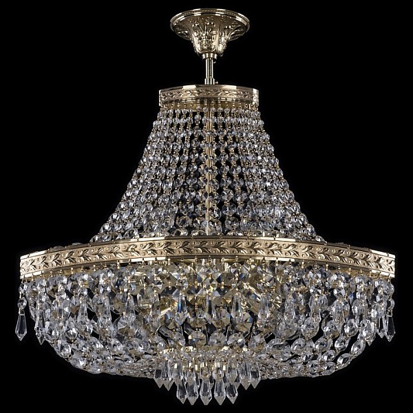 Светильник на штанге Bohemia Ivele Crystal 1927 золото арт. 19273/H1/45IV G