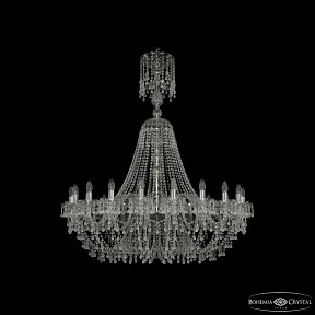 Подвесная люстра Bohemia Ivele Crystal 1410 никель арт. 1410/20/400/XL-130 Ni V0300