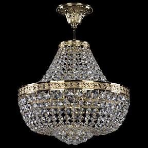 Светильник на штанге Bohemia Ivele Crystal 1928 золото арт. 19281/H1/35IV G