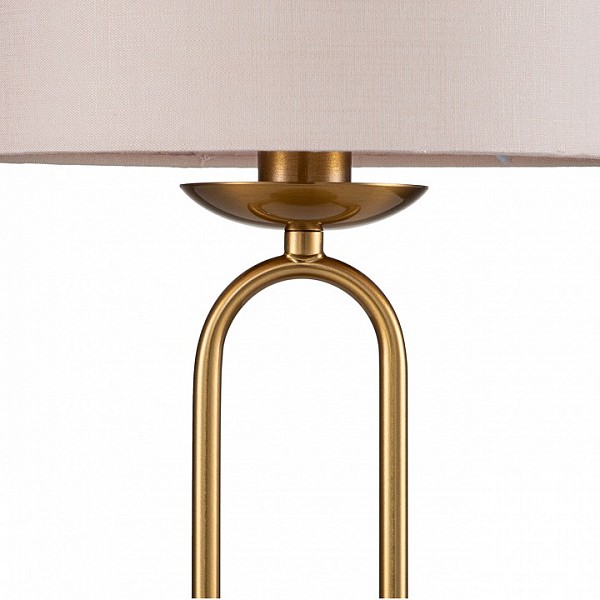 Настольная лампа декоративная Escada Eclipse коричневый арт. 10166/T Brass