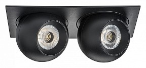 Встраиваемый светильник Lightstar Intero черный арт. i5277474