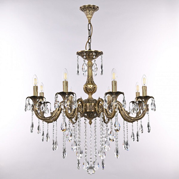 Подвесная люстра Bohemia Ivele Crystal AL7901 золото арт. AL79101/8/250 B FP