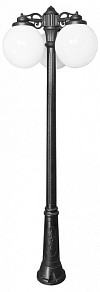Фонарный столб Fumagalli Globe 300 черный арт. G30.157.S30.AYE27DN