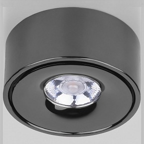 Накладной светильник Elektrostandard Glide черный арт. Glide 8W жемчуг черный (25100/LED)