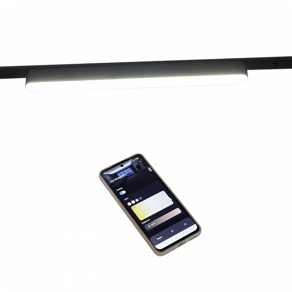 Накладной светильник Reluce 13001 черный арт. 13001-9.3-001UR magnetic LED16W BK CCT+SMART