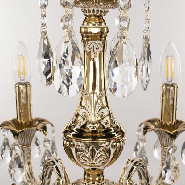 Подвесная люстра Bohemia Ivele Crystal AL7901 золото арт. AL79101/6/175 B GW
