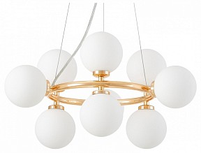 Подвесная люстра LUMINA DECO MARSIADA золото арт. LDP 6033-9 FGD
