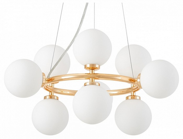 Подвесная люстра LUMINA DECO MARSIADA золото арт. LDP 6033-9 FGD