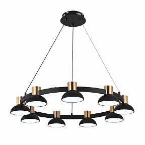 Подвесная люстра Indigo Traforo золото арт. 11059/9P Black