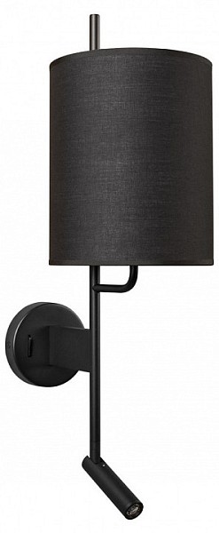 Бра с подсветкой Loft it Ritz черный арт. 10253W/B Black