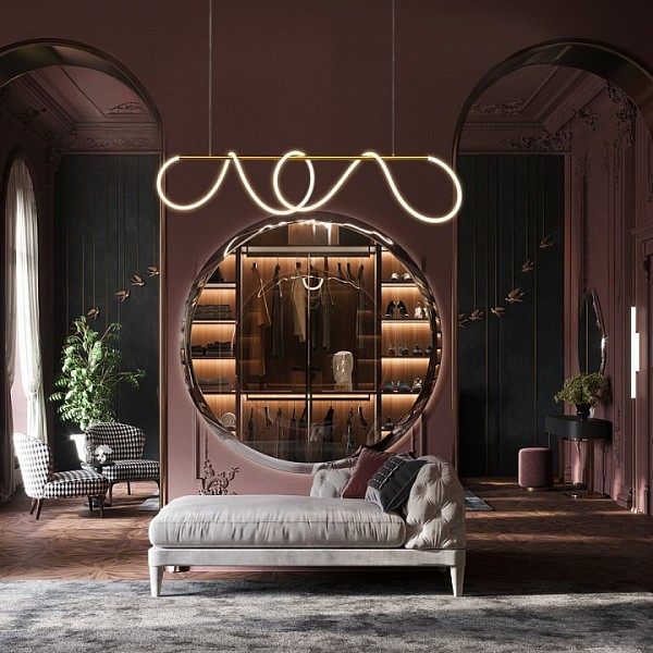Подвесной светильник Loft it Thread бронза арт. 10388P/B Brass
