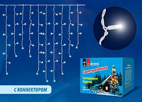Сеть световая Uniel Бахрома белый арт. ULD-B3010-200/TWK BLUE IP67