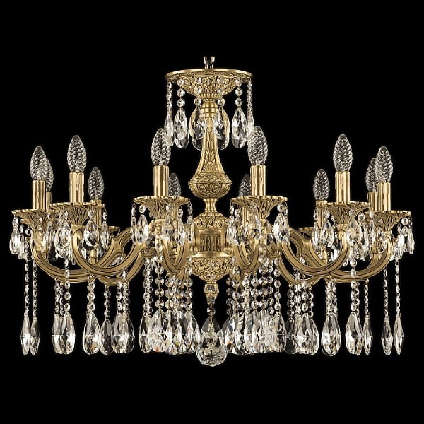 Подвесная люстра Bohemia Ivele Crystal 7201 бронза арт. 72101/12/250 A FP