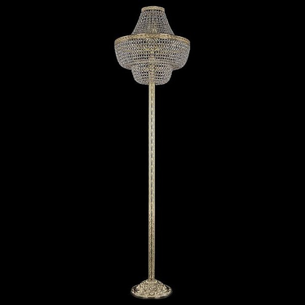 Торшер Bohemia Ivele Crystal 1909 золото арт. 19091T6/H/45IV-172 G
