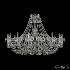 Подвесная люстра Bohemia Ivele Crystal 1409 никель арт. 1409/16/460 Ni