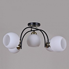 Потолочная люстра ILLUMICO  бронза арт. IL0250-5CSQ-79 BK AB