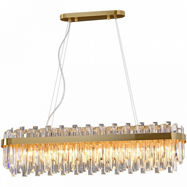 Подвесная люстра ILLUMICO IL5189 золото арт. IL5189-8LLS-29 BRASS MIRAGE