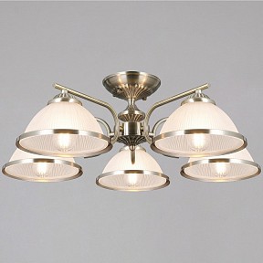 Люстра на штанге ILLUMICO  бронза арт. IL0891-5CSQ-26 AB ELITE
